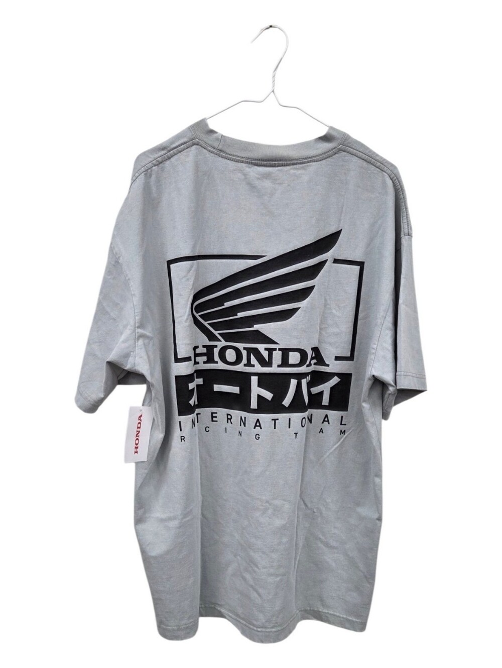Honda Japanese motorcycle Men's Gray Graphic Logo T-Shirt XL new